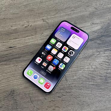 14 поо: IPhone 14 Pro, Б/у, 256 ГБ, Deep Purple, Защитное стекло, Чехол, 100 % — 6
