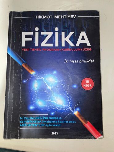 9 cu sinif fizika derslik: Fizika Kurikulum Üzrə 2 hiss birlikdə 
Cəmi ✅5AZN✅