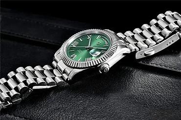 Ručni satovi: PAGANI DESIGN PD-1752 - Zelena - 36mm -Rolex Day-Date Homage Potpuno — 5