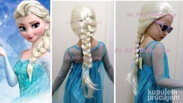 Kostimi za maskenbal: **model A3** Kostim Elza sa dugim plastom, Elzin kostim, _bez cirkona — 7