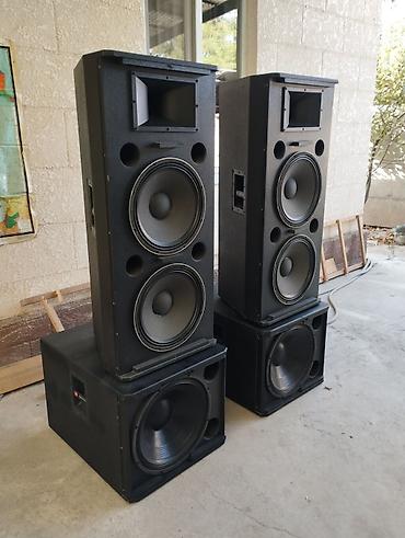 электрический сепаратор: Акустический комплект JBL SRX для концертного/ивент-звука Состав: - 2 — 4