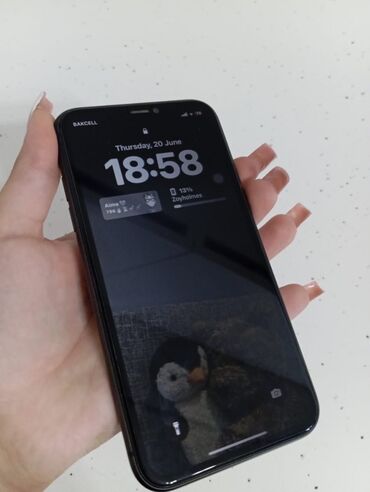 iphone 11 telefon: IPhone 11, 64 ГБ, Черный