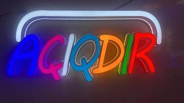 Reklam lövhələri: Açıqdır led böyük 25sm*50sm Açıqdır LED İşıqlı Panel – 25 sm x 50 sm — 2