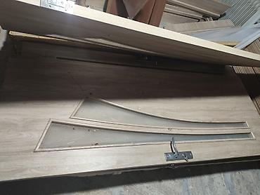 коробка: 4 ədəd MDF laminat qapı dəsti – palıd teksturalı, şüşəli dizayn və — 8
