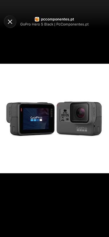 işlənmiş utulər: GoPro HERO5 Black action kamera + əl tutacağı - 2 düymlük toxunma — 5