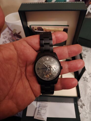 Qol saatları: Yeni, Qol saatı, Rolex, rəng - Qara — 5