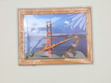 Obraz przedstawiający Most Golden Gate w San Francisco. Most jest