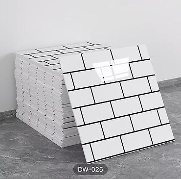 Декоративные панели: Самоклеящиеся 3D-панели/обои с рисунком под мрамор (утолщённые) - — 15