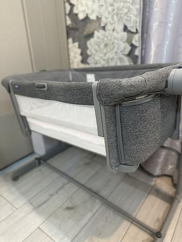 chicco бутылка: Детская прикроватная кроватка Chicco (серый меланж) Продаём любимую — 1
