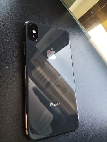 Apple iPhone: IPhone X, Б/у, 64 ГБ, Черный, Зарядное устройство, Защитное стекло, Чехол, 100 %