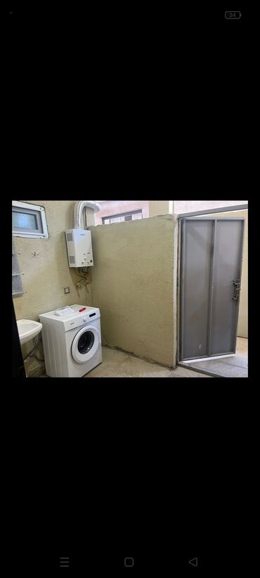 hezi aslanovda kiraye evler 1 otaqli: 80 м², 2 комнаты, Комби, Газ, Электричество