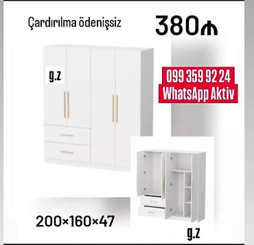 Горки: *Dolab 4 qapılı 380Azn* ✔️İstehsal Rusiya Laminat 18/lik Rəng seçimi at lalafo.az — 1 Горки: *Dolab 4 qapılı 380Azn* ✔️İstehsal Rusiya Laminat 18/lik Rəng seçimi — 1