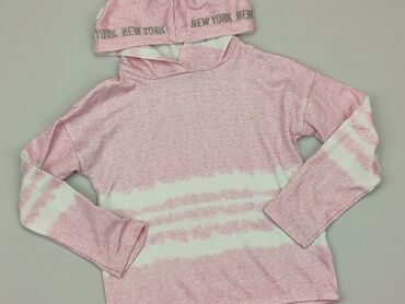 różowy sweterek: Bluza, 5-6 lat, 110-116 cm, stan - Bardzo dobry