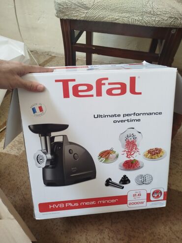 Ət çəkən maşınlar: Ət çəkən maşın Tefal, 2000 Vt, Revers ilə, Yeni