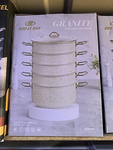 Пароварки: Пароварка DUO LE BAO GRANITE Nonstick Steamer - Материал: корпус с — 1