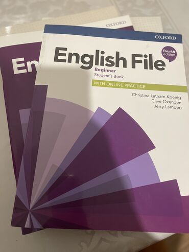 книги английского: English file и work book( Beginner). Оригинал Недавно покупала
