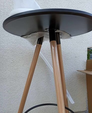 Stolice: Potpuno novi barski stolovi Kvalitetna medijapan plocha, jaki drveni — 7