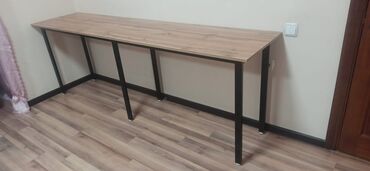 столы для кухни кафе: Офисный Стол, цвет - Коричневый, Новый