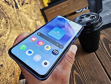note 2: Samsung Galaxy A55 5G, Б/у, 128 ГБ, цвет - Синий, eSIM, 2 SIM, 1 SIM — 9