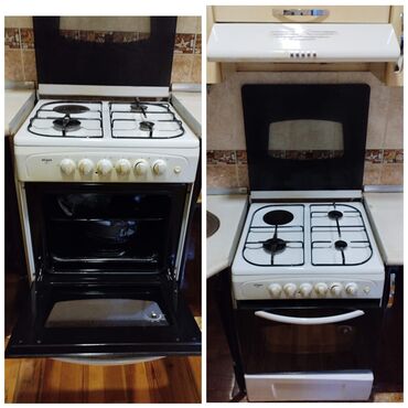 soba pec: Plitə Whirlpool, Qazlı, Ayrıca dayanan, 4 gözlü