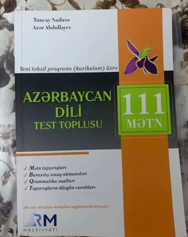 7 ci sinif ədəbiyyat dərsliyi: Azerbaycan dili RM 111 mətn 11 ci sinif