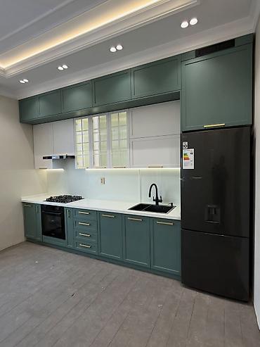 Кухонные гарнитуры: Кухонный гарнитур, цвет - Зеленый — 1