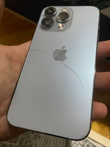 13 pro plus: IPhone 13 Pro Max, Sierra Blue, Битый