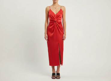 czerwona sukienka c a: Zara, Women`s dress, size XS