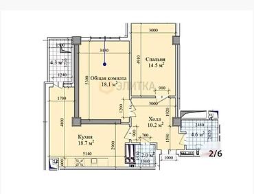 rich home: 2 комнаты, 73 м², Технопарк Элитка, 7 этаж, ПСО (под самоотделку) — 4