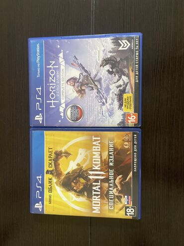 Игры для PlayStation: Игры PlayStation 4 Mortal Combat 11 и Horizon zero dawn .Диски в очень