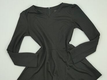 czarne bluzki wiązane na szyi: Sukienka, M, stan - Dobry