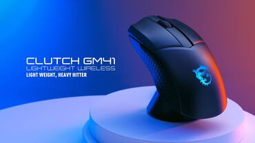 Dinamiklər və musiqi mərkəzləri: MSİ Gaming CLUTCH GM41 LightWeight Wireless