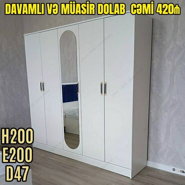 İkimərtəbəli uşaq çarpayıları: Qarderob, paltar dolabı, Yeni, 5 qapı, Açılan, Düz dolab, Azərbaycan