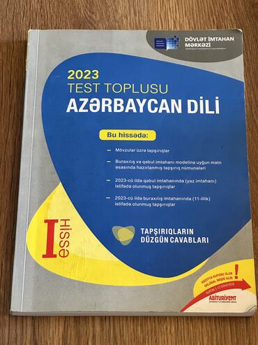 toplu kitablar: Azerabaycan dili 1ci hisse dim toplu 2023 ela veziyyetdedir 3,4