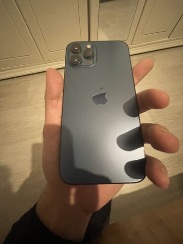 Мобильные телефоны: IPhone 12 Pro Max, 128 ГБ, Space Gray, Отпечаток пальца, Face ID