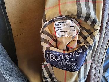 банные шорты: Кожаная куртка Burberrys (Made in England) цена без торга - Материал — 1