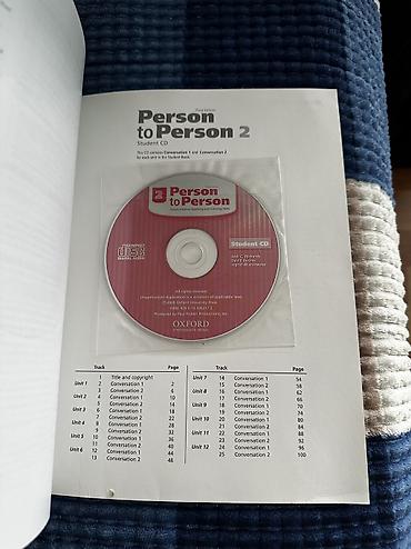 диск: Person to Person 1 и 2, Oxford, оригинал, с CD —— Student Book 1 и 2 — 5