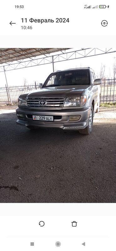 100 перохдка: Toyota Land Cruiser: 4.7 л, Автомат, Газ, Внедорожник