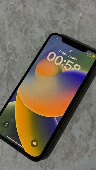 телефоны ретми: IPhone X, Б/у, 64 ГБ, Черный, Защитное стекло, Чехол, 100 %