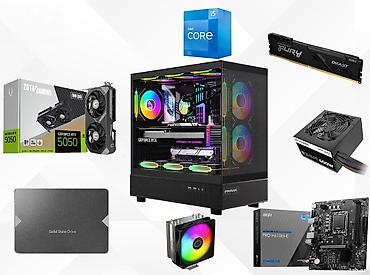 pc setup: Evo SevenHero Gaming PC Setup RTX5050 i5 12400F Intel Core i5-12400f — 2