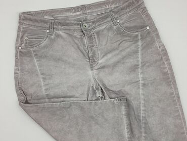 srebrne spodnie mohito: Spodnie materiałowe damskie, rozmiar M