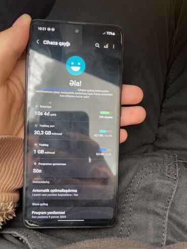 samsung a51 kabrolari: Samsung Galaxy A51, 64 ГБ, цвет - Черный, Face ID, Отпечаток пальца