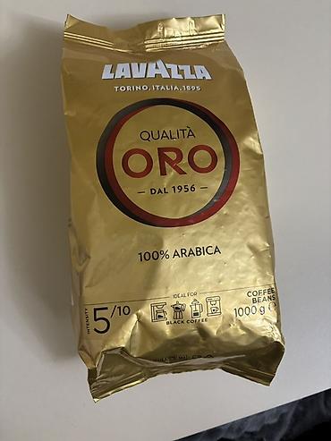 green coffee: Məhsul: Lavazza Qualità Oro qəhvə dənələri - Mənşə: Torino, İtaliya — 1