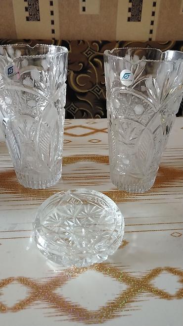 Klassik kəsimli şüşə (kristal üslubunda) dəst Tərkib: - Qrafin –