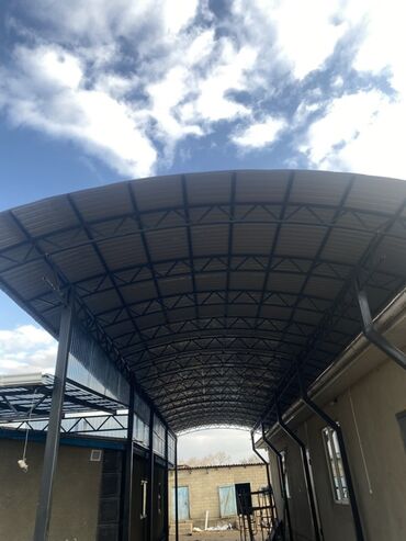 купить шкаф для одежды бишкек: Навес, Арочный, Металл, Профнастил, Установка