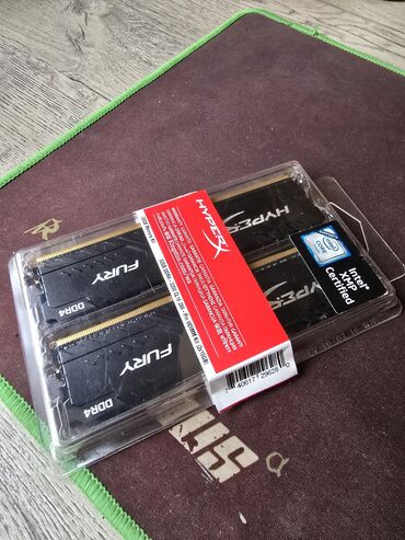 Оперативная память (RAM): Оперативная память, Б/у, Kingston Fury, 32 ГБ, DDR4, 3200 МГц, Для ПК