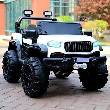 Dečiji električni automobili: Dvosed Džip na akumulator Delfino SPEED 800 4x4 – Beli Šifra — 2