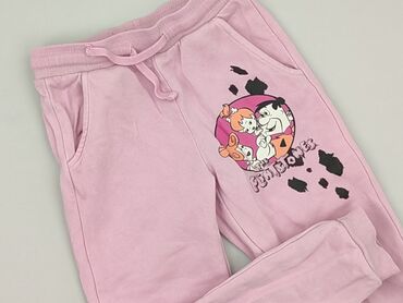 t shirty pink panther: Spodnie dresowe, 5-6 lat, 116, stan - Dobry