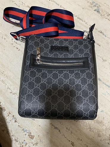 Барсетки: Барсетка, Gucci, Материал: Экокожа, Множество карманов, Новый — 3