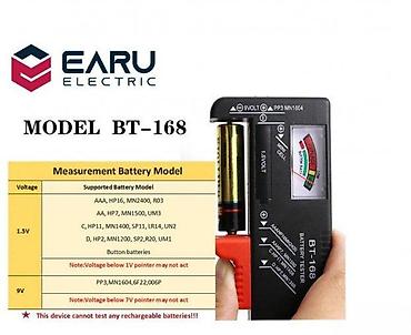 Multimetri: BT-168/BT-168B PRO tester baterija - Univerzalni merač nivoa — 7